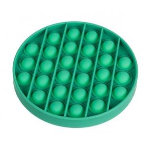 DR Antistresová senzorická hračka Push Pop Bubble - ROUND Modrá