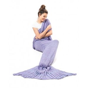 DR Deka - Mořská panna, vlna 190 x 80cm Modrá