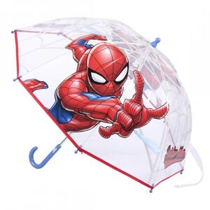 000653 Dětský deštník Marvel - Spiderman - průhledný