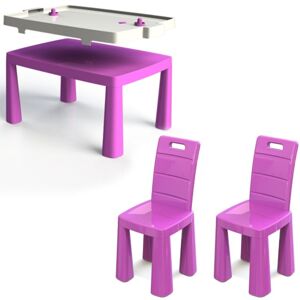 Dětský stolek se vzdušným hokejem - Cymbergaj 2v1 Růžová