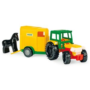 350038 Dětský traktor s koňským přepravníkem - Wader