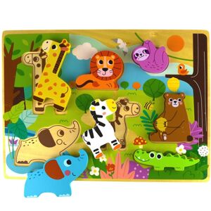 TH633 Dřevěná puzzle skládačka - Jungle Adventure