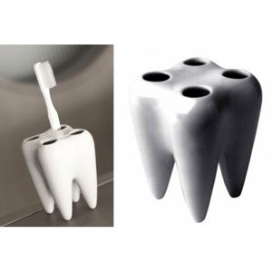041280 DR Držák na zubní kartáčky ve tvaru zubu