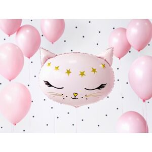 FB47 Party Deco Fóliový balón - Kočička - 48cm, růžová