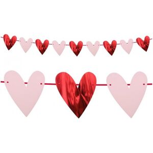 PF-GPSB Godan Girlanda se srdíčky - Valentine's Day 200cm