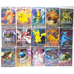 004762 Holografické sběratelské karty - Pokémon 55ks Světle modrá