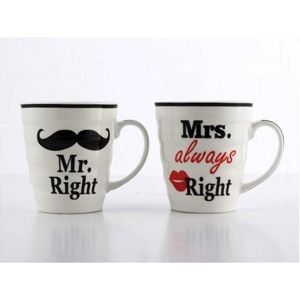 78-8232 DR Hrnky Mr right a Mrs always right 250ml 2ks