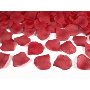 PLRD500-007 Party Deco Konfetové lupínky růží 500 ks Červená