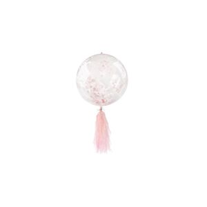 BLF5757 GRABO Konfetový balón s třásněmi 45 cm Růžová