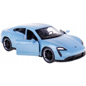008805 Kovový model auta - Nex 1:34 - Porsche Taycan Turbo S Modrá
