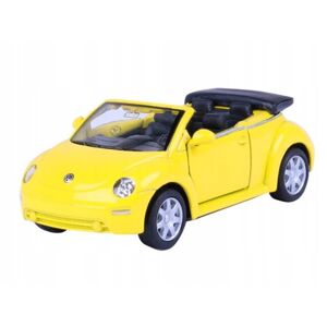 008805 Kovový model auta - Nex 1:34 - VW New Beetle Convertible Béžová