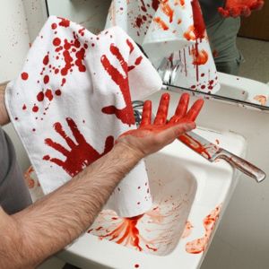 Krvavý ručník