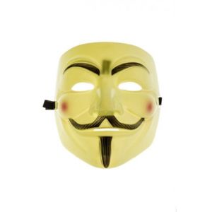 Maska Anonymous Vendeta - Žlutá 