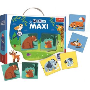 022681 TREFL Maxi pexeso pro nejmenší - Zvířátka s mláďátky - 24ks