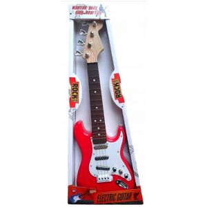 749998 Mini roková kytara pro děti - Electric Guitar Červená