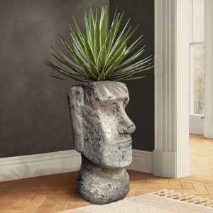 04983 Monumentální květináč na rostliny - Moai 40cm