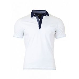 VERSABE Pánské Polo tričko bílé VS-PO 1901 L