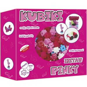 337169 Pružné kostky Abino Pinky - Miniaturní svět dívek 102ks