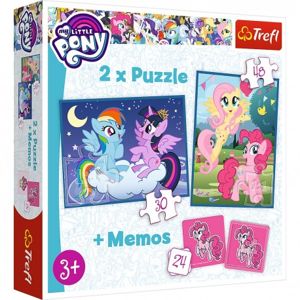 90601 TREFL Puzzle a pexeso - My little pony 48 dílků 