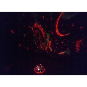 15738 Rotační projektor noční oblohy Růžová