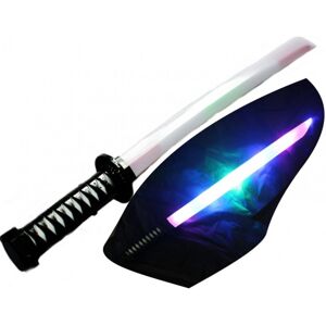 E1648 Samurajský světelný meč s pochvou - Black Ninja - Colour