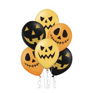 400643 GRABO Set balonů - Strašidelné tváře - Halloween, 30cm (6ks)
