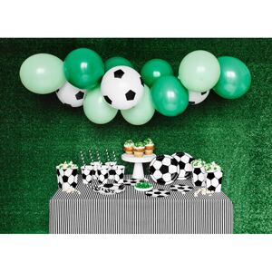 SB14P-299-008B-6 Party Deco Set latexových balónků - Fotbalový míč, 30cm (6ks)