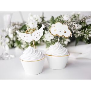 KPM28 Party Deco Set zapichů na muffiny - Clouds and Wings - 12,5cm