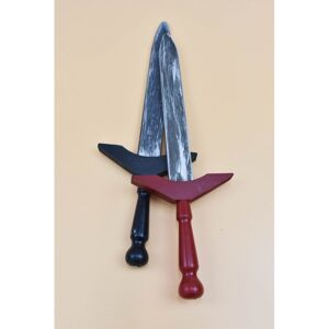 DSK15 Středověká dětská dřevěná zbraň - Gotický meč Černá