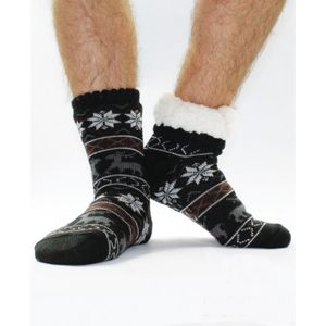 2138 DR Termo pánské protiskluzové ponožky 15 sobík černé