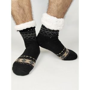 8947 DR Termo pánské protiskluzové ponožky 2020-01 černé se vzorem