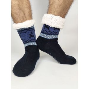 8944 DR Termo pánské protiskluzové ponožky 2020-01 modré sobík 