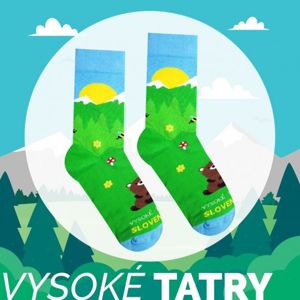 HESTY Veselé ponožky Hestia Vysoké Tatry - Medvěd 35-38