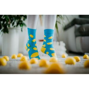 HESTY Veselé ponožky HESTY - Citron 35-38