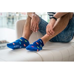 HESTY Veselé ponožky HESTY - Lentilky krátké 43-46