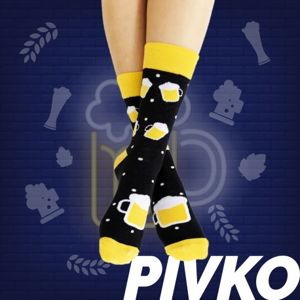 HESTY Veselé ponožky HESTY - Pivko 43-46
