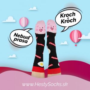 HESTY Veselé ponožky HESTY - Prasátko 39-42