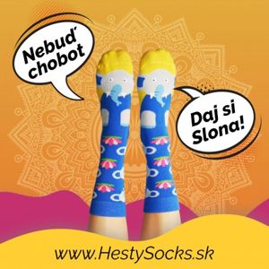 HESTY Veselé ponožky HESTY - Sloník 39-42