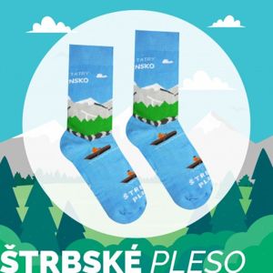 HESTY Veselé ponožky HESTY - Vysoké Tatry – Štrbské pleso 39-42