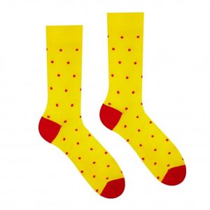 HESTY Veselé ponožky HESTY - Žlutý Gentleman 39-42